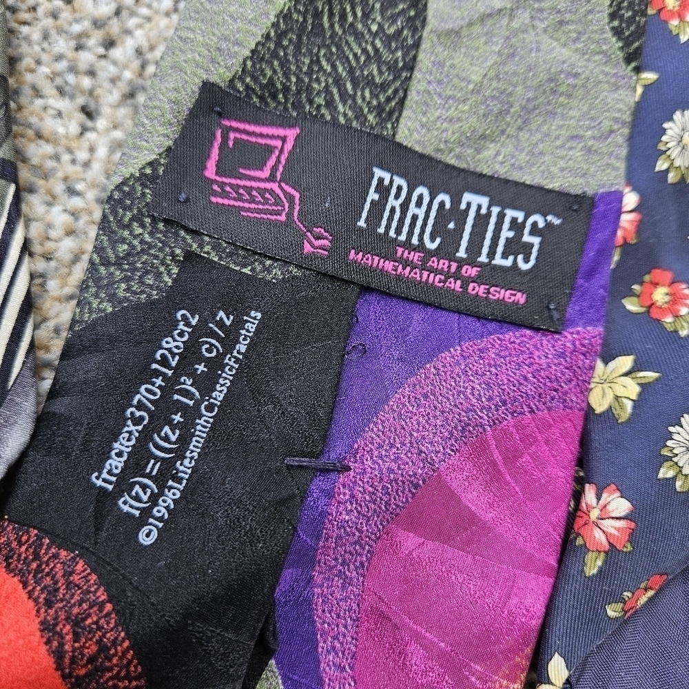 Tie Lot 12 Vintage Mens Neck Ties Colorful Business Variety - Picture 12 of 13